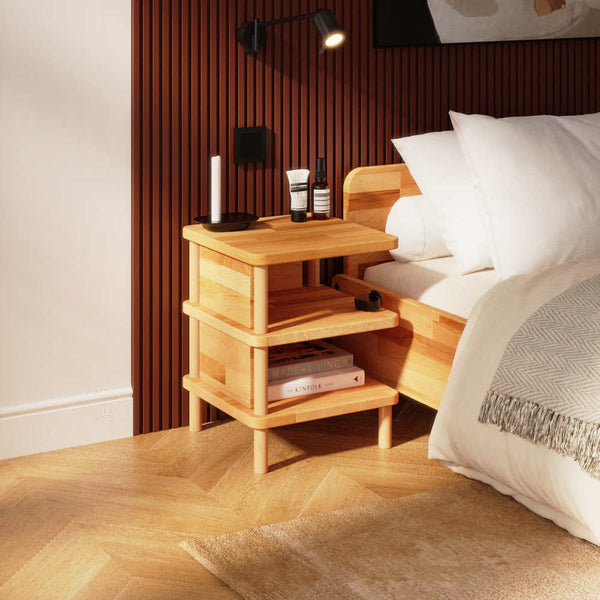 Lunn Bedside Table – 15" x 15" (38 x 38 cm)