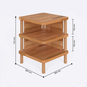 Lunn Bedside Table – 15" x 15" (38 x 38 cm)