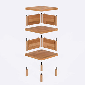 Lunn Bedside Table – 15" x 15" (38 x 38 cm)