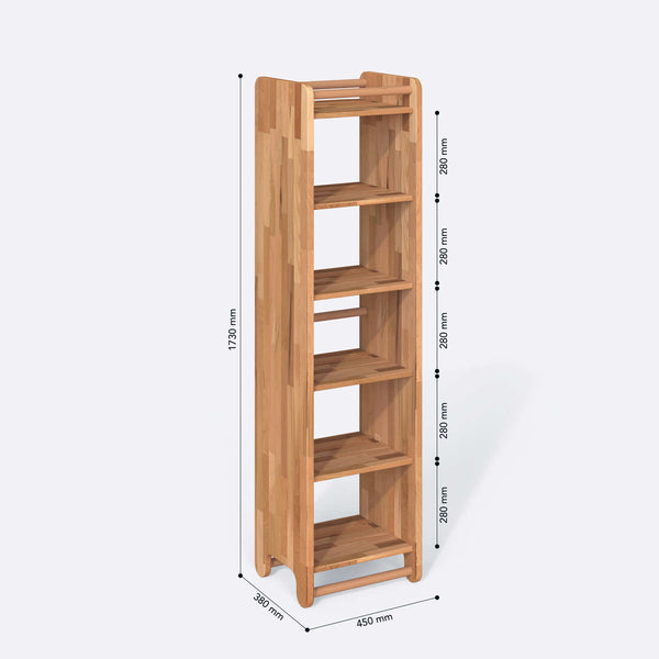 Lev Bookcase – 18" x 15" (45 x 38 cm)