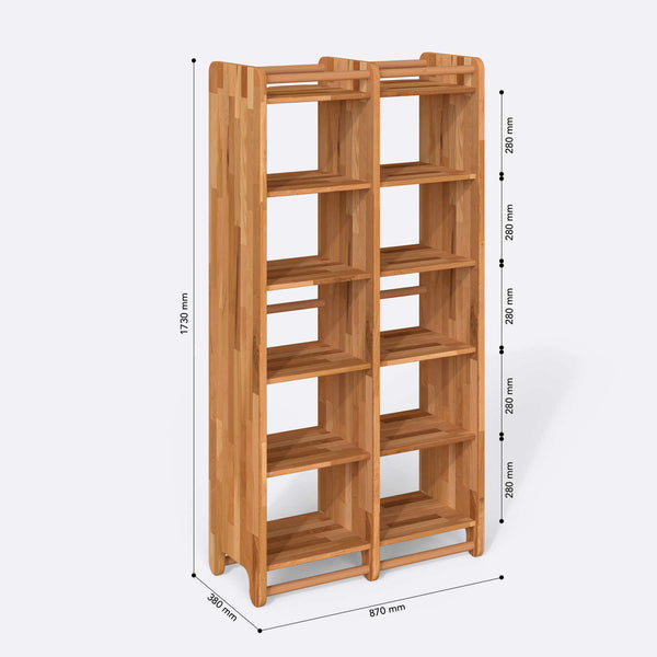Lev Bookcase – 34" x 15" (87 x 38 cm)