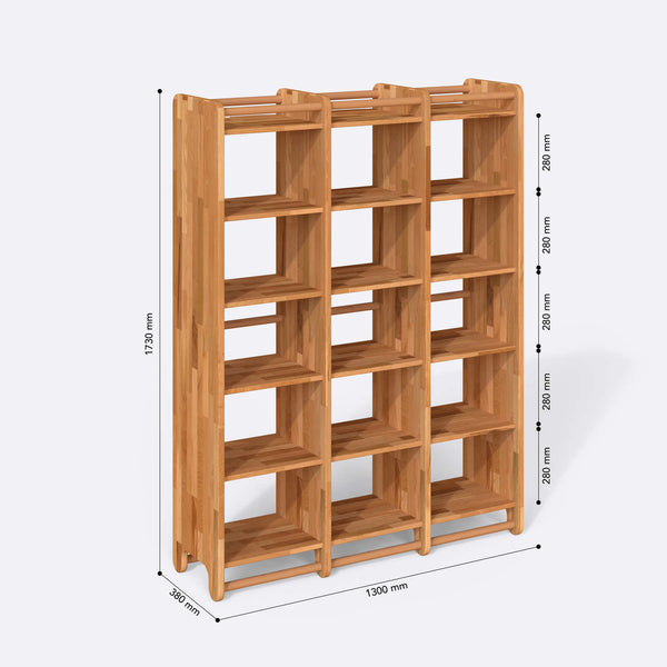 Lev Bookcase – 51" x 15" (130 x 38 cm)