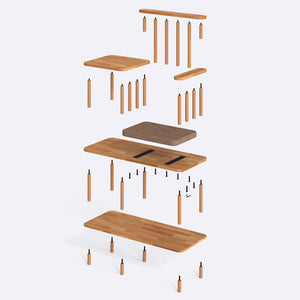 Thindor Bench – 43" x 18" (110 x 45 cm)