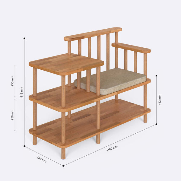 Thindor Bench – 43" x 18" (110 x 45 cm)