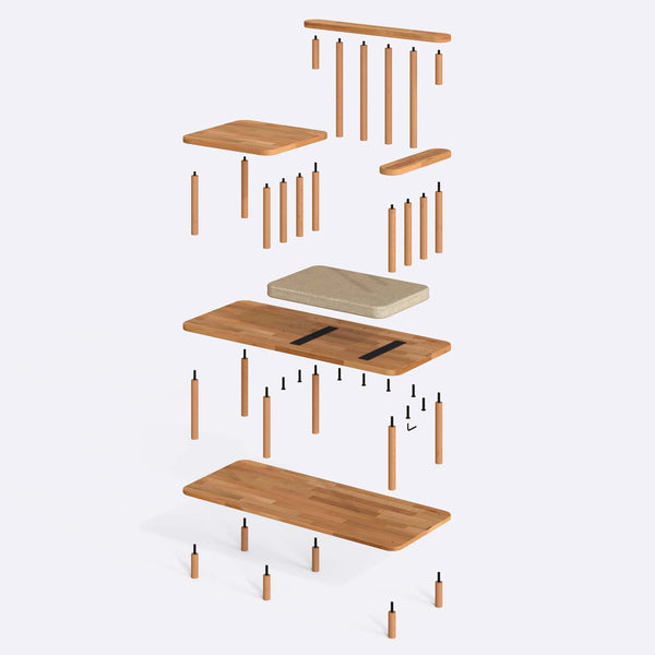 Thindor Bench – 43" x 18" (110 x 45 cm)