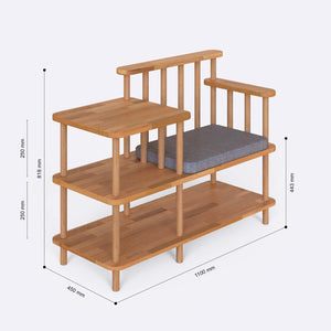 Thindor Bench – 43" x 18" (110 x 45 cm)
