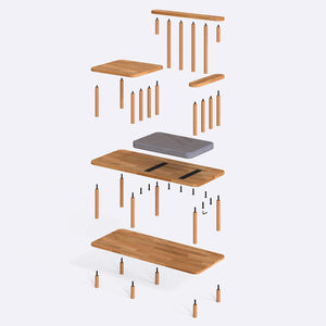 Thindor Bench – 43" x 18" (110 x 45 cm)