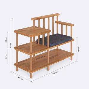 Thindor Bench – 43" x 18" (110 x 45 cm)