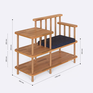 Thindor Bench – 43" x 18" (110 x 45 cm)