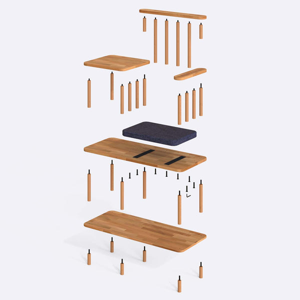 Thindor Bench – 43" x 18" (110 x 45 cm)