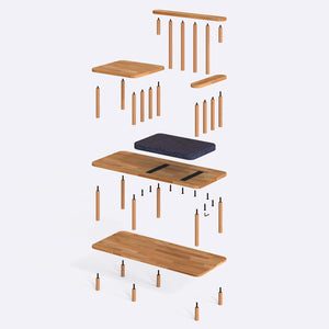 Thindor Bench – 43" x 18" (110 x 45 cm)