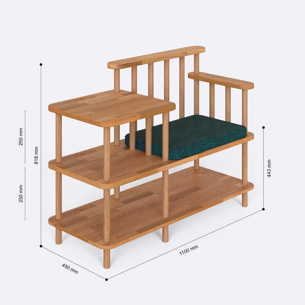 Thindor Bench – 43" x 18" (110 x 45 cm)