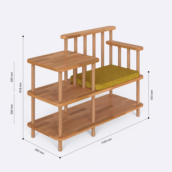 Thindor Bench – 43" x 18" (110 x 45 cm)