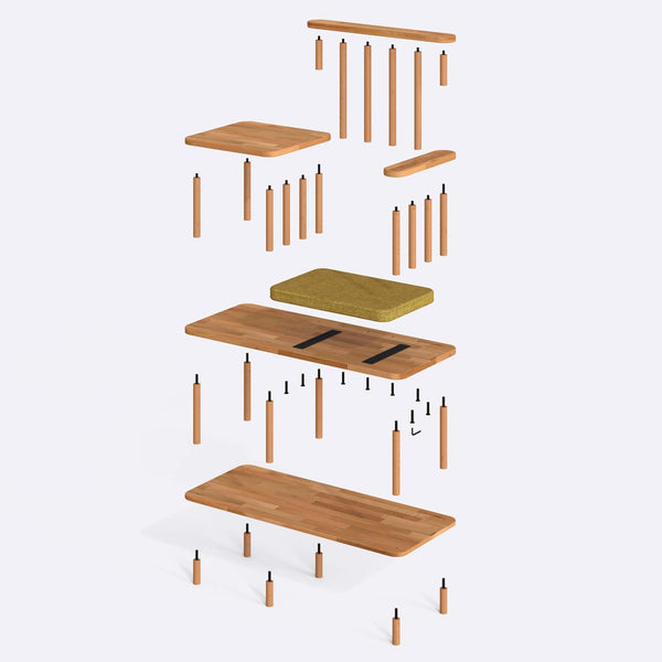 Thindor Bench – 43" x 18" (110 x 45 cm)