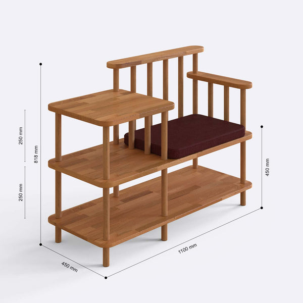 Thindor Bench – 43" x 18" (110 x 45 cm)