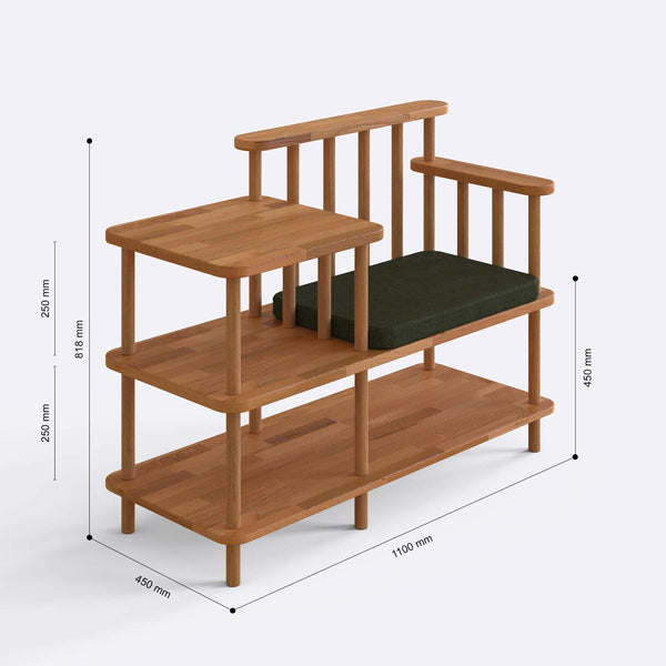 Thindor Bench – 43" x 18" (110 x 45 cm)