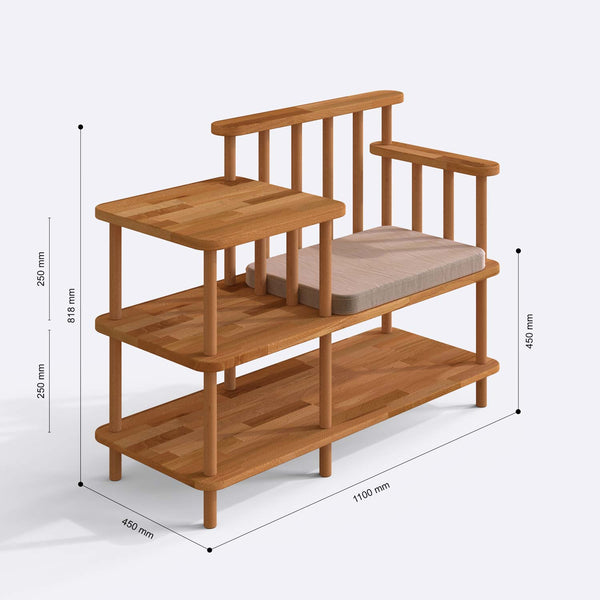 Thindor Bench – 43" x 18" (110 x 45 cm)