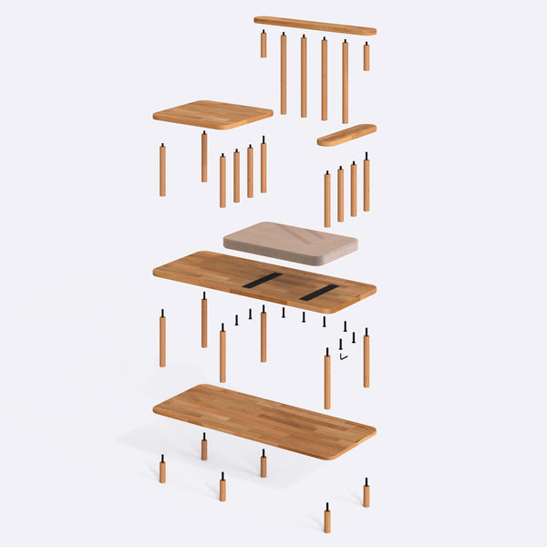 Thindor Bench – 43" x 18" (110 x 45 cm)