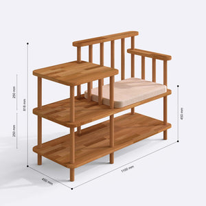 Thindor Bench – 43" x 18" (110 x 45 cm)