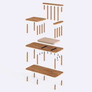 Thindor Bench – 43" x 18" (110 x 45 cm)