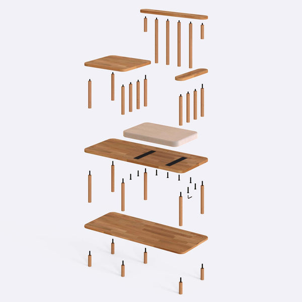 Thindor Bench – 43" x 18" (110 x 45 cm)