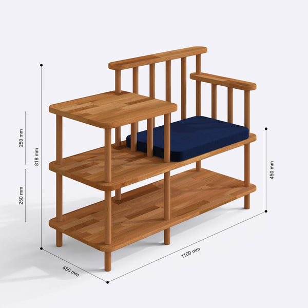 Thindor Bench – 43" x 18" (110 x 45 cm)