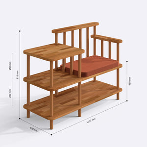 Thindor Bench – 43" x 18" (110 x 45 cm)
