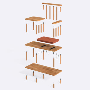 Thindor Bench – 43" x 18" (110 x 45 cm)