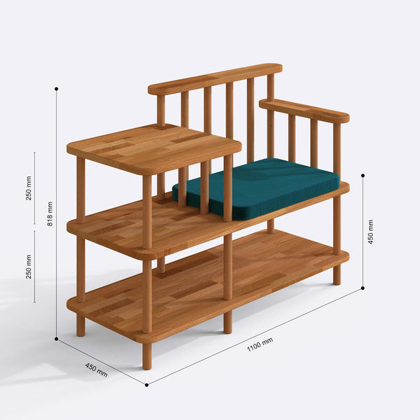 Thindor Bench – 43" x 18" (110 x 45 cm)