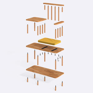 Thindor Bench – 43" x 18" (110 x 45 cm)