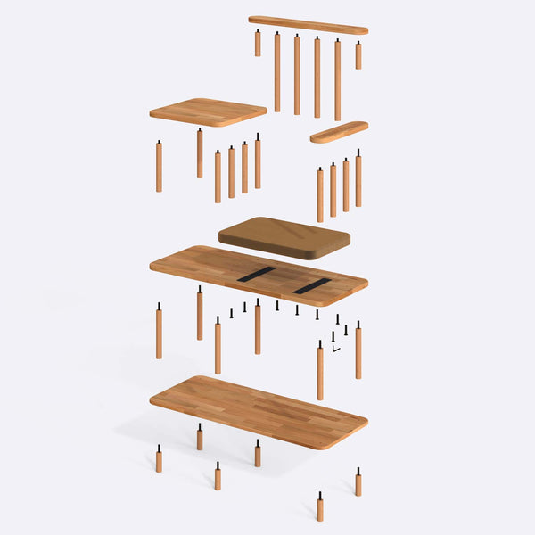 Thindor Bench – 43" x 18" (110 x 45 cm)