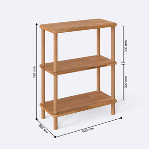 Short Bookcase – 24" x 11" (60 x 28 cm)