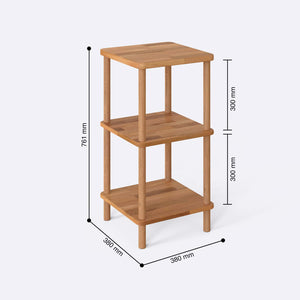 Short Bookcase – 15" x 15" (38 x 38 cm)