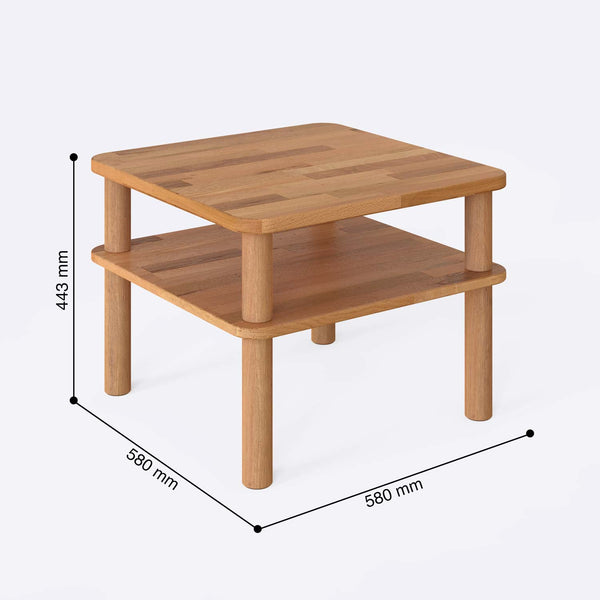 Lysa Coffee Table – 23" x 23" (58 x 58 cm)