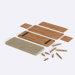 Gerel Bench – 39" x 15" (100 x 38 cm)