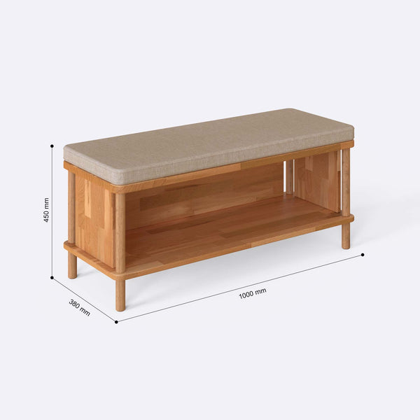 Gerel Bench – 39" x 15" (100 x 38 cm)