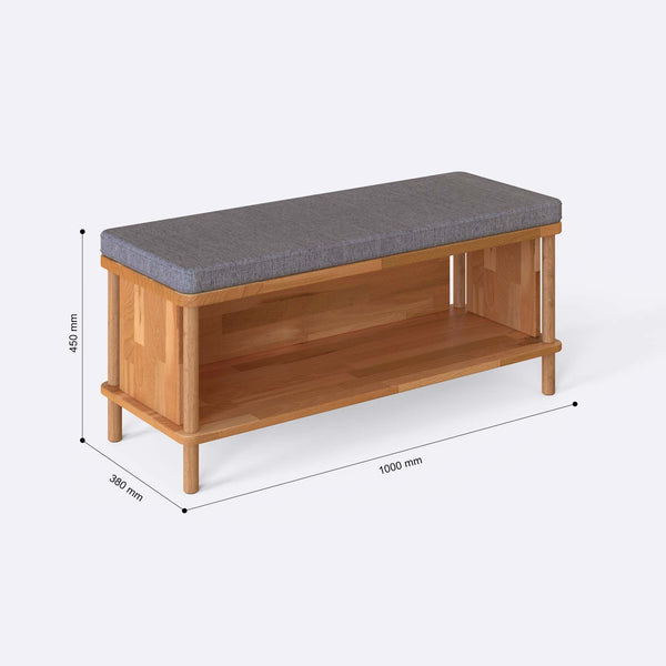 Gerel Bench – 39" x 15" (100 x 38 cm)