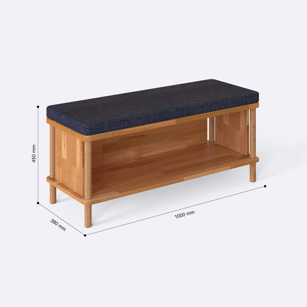 Gerel Bench – 39" x 15" (100 x 38 cm)