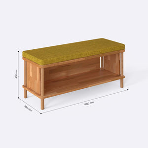 Gerel Bench – 39" x 15" (100 x 38 cm)