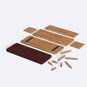 Gerel Bench – 39" x 15" (100 x 38 cm)