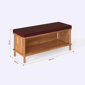Gerel Bench – 39" x 15" (100 x 38 cm)