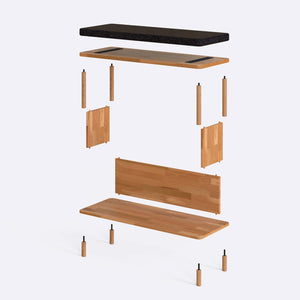 Gerel Bench – 39" x 15" (100 x 38 cm)