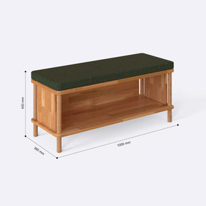 Gerel Bench – 39" x 15" (100 x 38 cm)