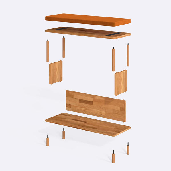 Gerel Bench – 39" x 15" (100 x 38 cm)