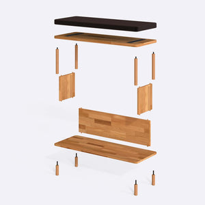 Gerel Bench – 39" x 15" (100 x 38 cm)