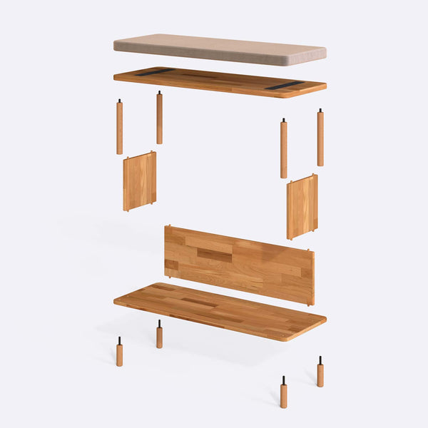 Gerel Bench – 39" x 15" (100 x 38 cm)