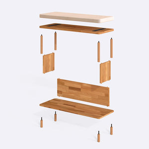 Gerel Bench – 39" x 15" (100 x 38 cm)