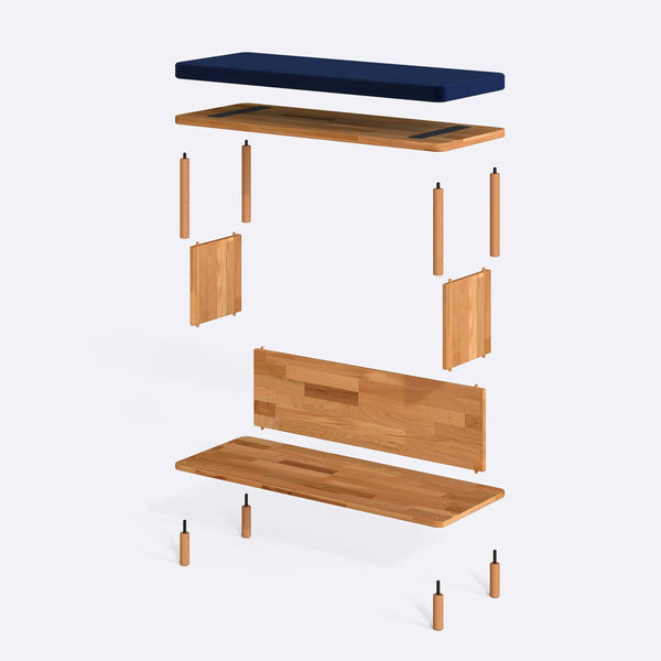 Gerel Bench – 39" x 15" (100 x 38 cm)