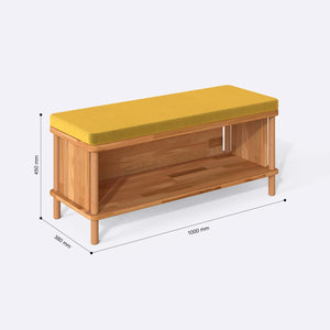 Gerel Bench – 39" x 15" (100 x 38 cm)