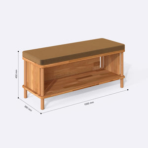 Gerel Bench – 39" x 15" (100 x 38 cm)